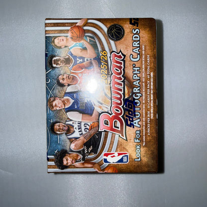 2025/26 Topps Bowman Basketball Blaster Box