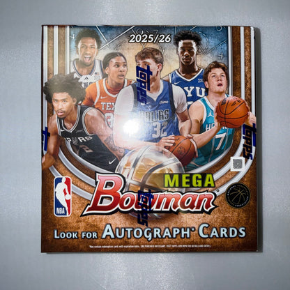 2025/26 Topps Bowman Basketball Mega Box