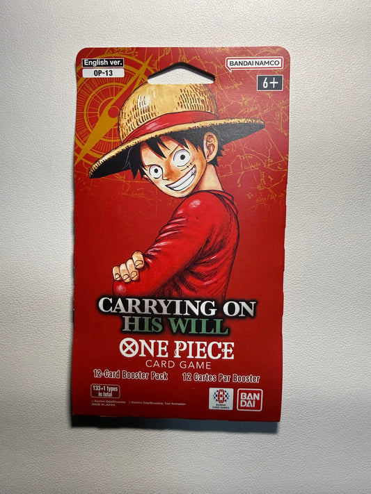 One Piece Sleeved Booster Pack - OP13